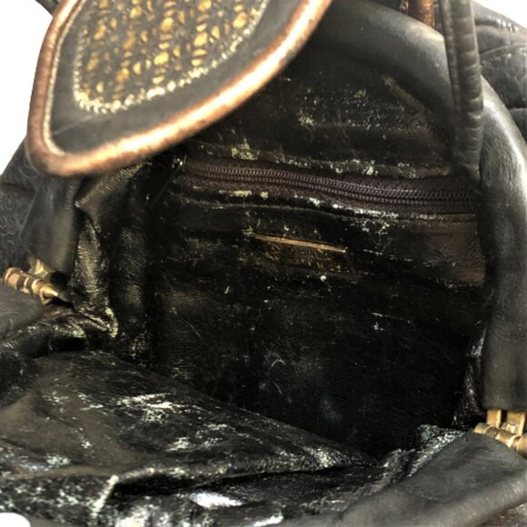 Vintage 80s Hala multicolour 'metalic 'crossbody or clutch purse bag - Picture 16 of 16